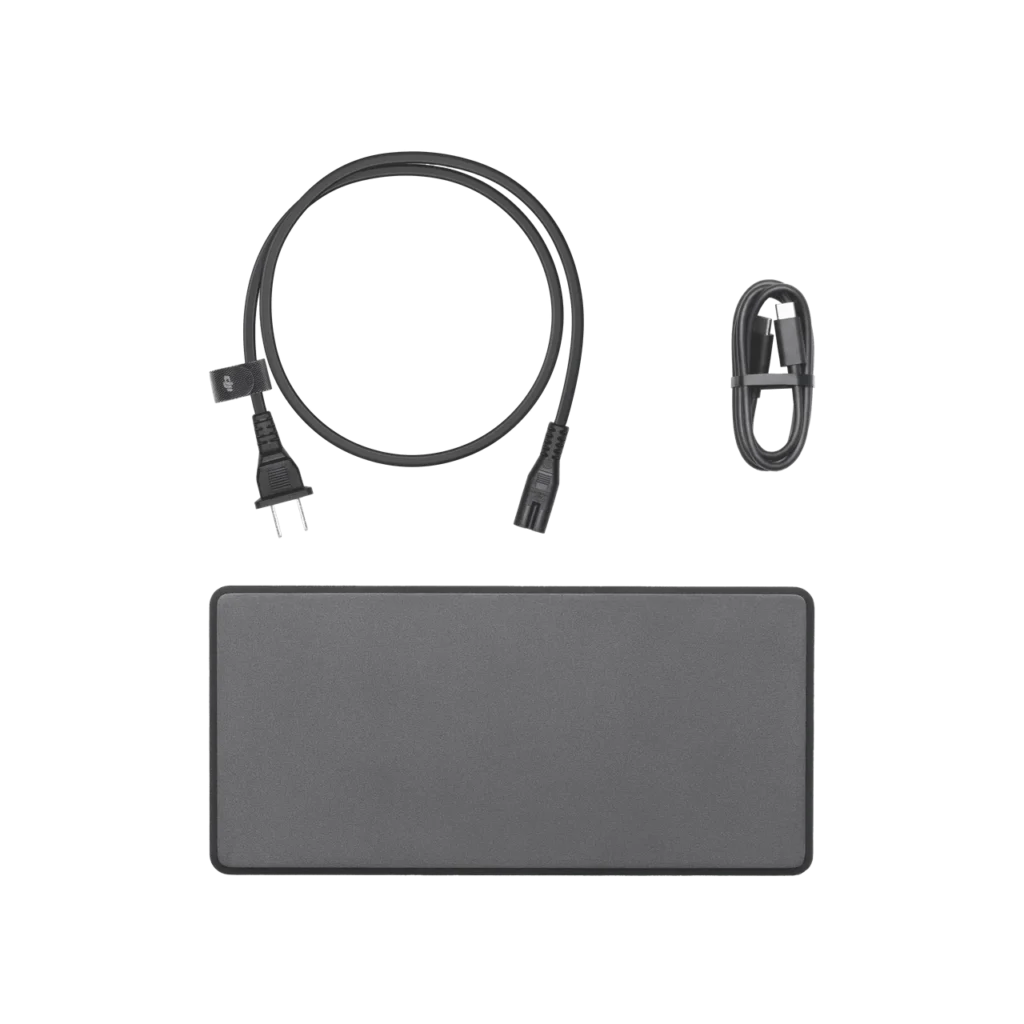 DJI 240W Power Adapter with power lead and output cables