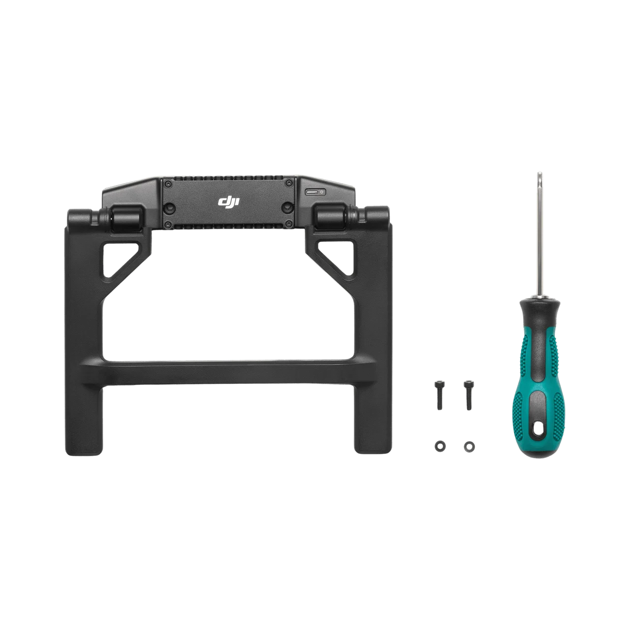 DJI RC Plus 2 sub2G SDR Module product image showing the controller mounting frame and installation hardware